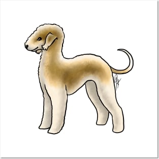 Dog - Bedlington Terrier - Cut - Sandy Posters and Art